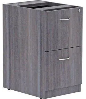 Lorell Pedestal,F/F,Unfin Top,16"X22"X28-1/4",Weathered Charcoal (LLR69559)