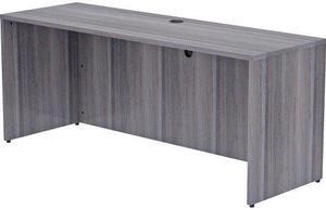 Lorell Credenza Shell, 72"X24"X29-1/2", Weathered Charcoal (LLR69552)