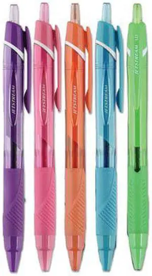 uni-ball uni Jetstream Elements Ballpoint Pens Medium Point 1.0mm Assorted Ink 5/Pack (70138)