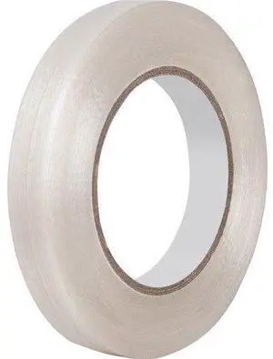 Business Source Filament Tape - 0.75" Width x 60 yd Length - 3" Core - Fiberglass Filament - 1 / Roll - White  BSN64004
