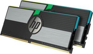HP V10 RGB DDR4 RAM 16GB (8GBx2) Gaming RAM 3200MHz PC4-25600 CL14 Computer Memoria Stick for Desktop PC - 48U41AA#ABC