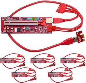 PCIe Riser, PCI-E 1X to 16X Riser Card Ethereum ETH Bitcoin Mining Devices, Digital Cryptocurrency Mining RigPCI-E 1X to 16X Riser Card Ethereum ETH Bitcoin Mining Devices, Digital Cryptocurre