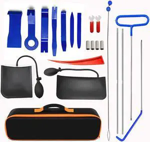 22 pcs emergency tools for car door opening with pull cord