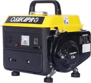 2-Stroke Gasoline Portable Generator, 71cc Gas Powered Generator with Low Noise, Generators for Home Use