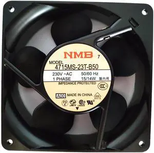 NMB-MAT Fan 4715MS-23T-B50 12cm 12038 230V 15W DC Cabinet Fan for NMB 120 120 38mm UPS Power Cooling Fans