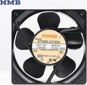 NMB-MAT Fan 4715MS-23T-B5A Computer Blower Cooling Fan AC 230V 15/14W 120 120 38mm 2900RPM 50/60HZ Emerson Frequency Converter Fans