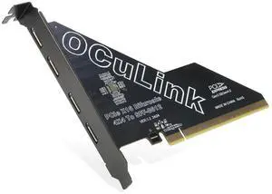 PCIe to Oculink SFF-8612 Adapter SFF-8611 External Graphics Card for GPU Dock, eGPU, NVMe SSD (PCIe x16 to Oculink) 4 Ports (PCI-e x4x4x4x4 Bifurcation Required)