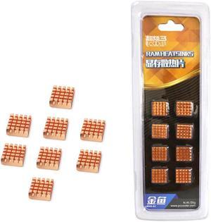 8 Pcs/Pack RAM Heat Sinks Pure Copper Notebook Thermal Chip