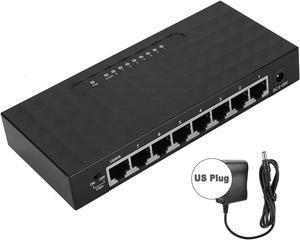 8-port Gigabit Ethernet switch High Performance Network VLAN Hub Desktop Switch Plug and Play