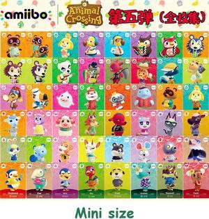Series 5(401--448) Animal Crossing Game Villager Amiibo Card for Nintendo Switch