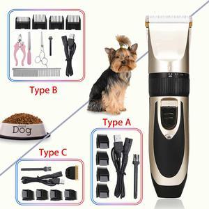 Low-noise Pet Hair Trimmer Clipper Remover Cutter Dog Grooming Cat Dog Hair Trimmer Electrical Pets Haircut Machine