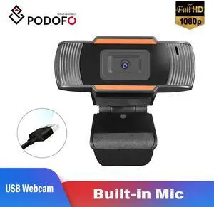 USB Web Camera 1080P HD Computer Camera Webcams Built-In Sound-absorbing Microphone 1920 *1080 Dynamic Resolution