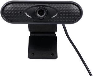 Webcam HD 1080P Web Camera Manual Focus Computer Web Cam Built-in Microphone Plug And Play for PC Laptop Business Conference