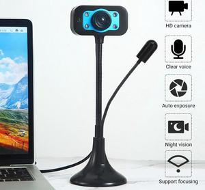 Mini Camera Built-in Microphone High-end Video Call Computer Peripheral Web Camera PC video Conference Web Tutorial