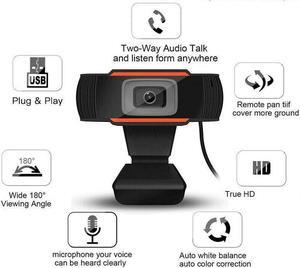 30 Degrees Rotatable USB 2.0 PC Camera 1080P Video Record HD Webcam 12.0M Pixels Web Camera With MIC For Desktop Laptop