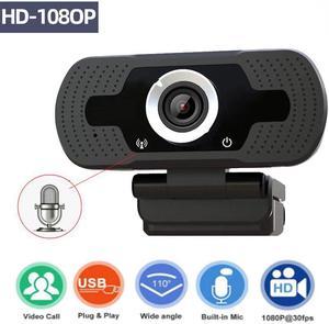 Webcam Built-in Dual Mics Smart 1080P Web Camera USB Pro Stream Camera For Pc Gamer Complet Webcam 1080p Web Camera