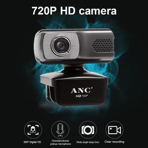 720P Webcam HD Web Camera Built-in HD Microphone Smart TV Box Webcam Camera For Skype Computer Desktop Accessories