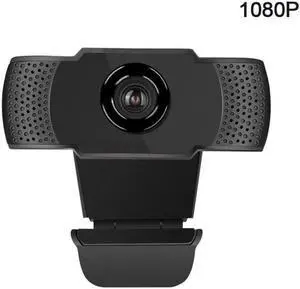 1pc USB HD 1080P Webcam PC Camera Built-in Microphone Laptop Computer PC Web Cam Camera Android TV Webcam Fits Skype OS Windons