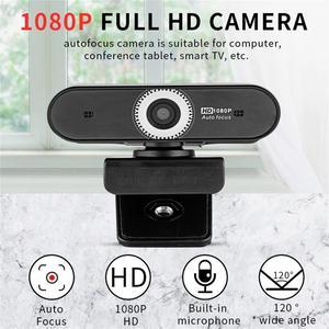 2020 New HD Webcam 1080P Streaming Web Camera  Webcam USB Computer Camera with Microphones for Laptop Desktop