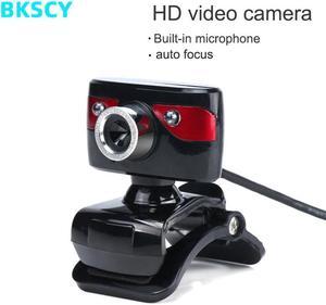 Web Camera USB Webcam 2 Led Web Cam with MIC Clip-on for Skype Youtube Computer PC Laptop Notebook Camera