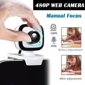 High Definition Camera Web Cam Hd  USB MIC Clip-on For Laptop Desktop Computer For Youtube Camera