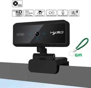 Webcam PC Webcam 1080P  Video Web Camera with Microphone  Laptop Desktop USB Webcams for Video Calling Recording PC Camera