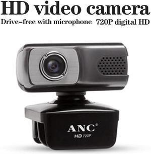 ANC Webcam 720P, HDWeb Camera with Built-in HD Microphone USB Plug n Play Web Cam Widescreen Video web camera For computer
