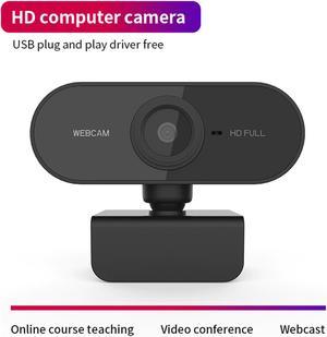 Webcam CMOS Sensor Web Computer Camera Built-in Microphone USB Plug and Play for Desktop PC Laptop for Video Calling A7220C