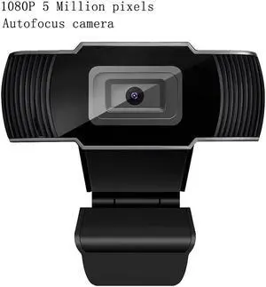 HD 1080P 5MP Webcam Built-in Microphone Auto Focus High-end Video Call Computer Peripheral Web Camera for PC Laptop Game