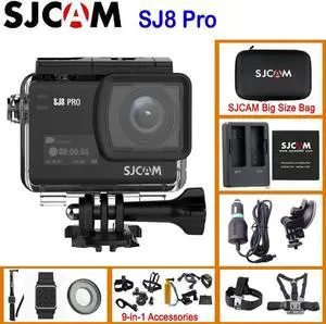 SJ8 Pro SJ8 Series 4K 60FPS WiFi Remote Helmet Action Camera Ambarella Chipset 4K/60FPS Ultra HD Extreme Sports DV Camera