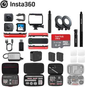 360 ONE R new sports Action Camera 5.7K 360 4K wide angle waterproof video camera 1 inch Lens Mod