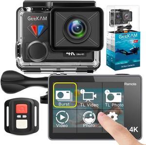 Action Camera T1 Touch Screen Ultra HD 4K/30fps 20MP WiFi Underwater Waterproof Bicycle Helmet Extreme Sports Video Cam