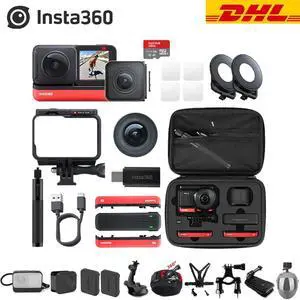 In Stock 360 ONE R 5.7K 360 lens Mod/4K wide angle/Sport Action Camera