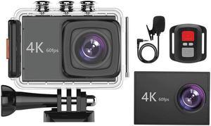 4K/60Fps 20MP Ultra HD 4K Action Camera Sport WiFi Sn Voice Control EIS 40M Waterproof Camera