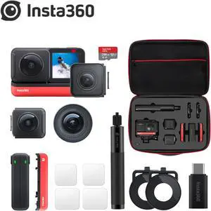 360 ONE R Action Camera 5.7K 360 4K wide angle video camera  360 one r invisible Selfie Stick Case bag Accessories