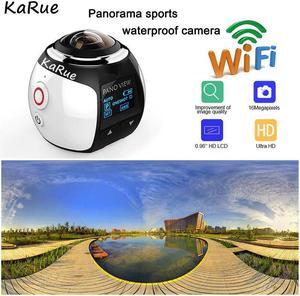 4K 360 Panoramic Camera Ultra HD Wifi 2448*2448 Action camera Waterproof Sport Driving VR Sport Camera