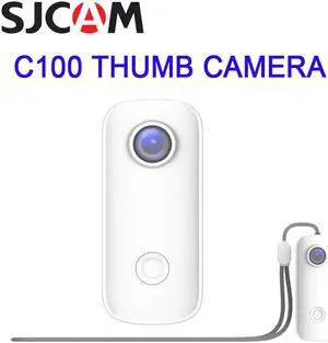 C100 Mini Thumb Camera 1080P 30FPS H.265 12MP Novatek96672 Chipset 2.4GHz WiFi 30M Waterproof case Action Sports DV Camera