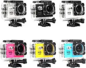 Action Camera Plastic 30M Waterproof Go Diving Pro Sport Mini Dv 1080P Video Camera Bike Helmet Car Cam Dvr