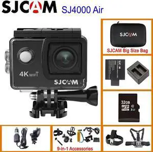 SJ4000 AIR 4K 30fps Action Camera Allwinner Chipset 1080P 60FPS WiFi Sport DV 2.0" Mini Helmet Camera Waterproof Sports DV