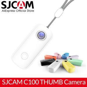 C100 Mini Thumb Camera 1080P 30FPS H.265 12MP NTK96672 2.4GHz WiFi 30M Waterproof Action Sports DV Camera Webcam