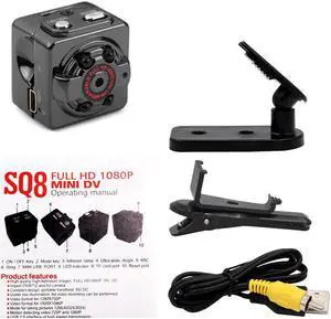 Mini Camera SQ8 Micro DV Camcorder Action Night Vision Digital Sport DV Wireless Mini Voice Video TV Out Camera HD 1080P 720P