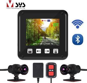 V A6X WiFi Bluetooth Action Camera Motorcycle Dash Cam DVR tem Dual 1080P SONY IMX307 Starvis Night Vision Helmet Camera