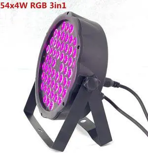 par lights 54x3W DJ Par  RGBW Wash Disco Light 54x4W RGB 3in1 uv light DMX Controller effect
