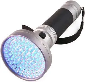 100 LED UV Flashlight Blacklight Ultra Violet Light Inspection Lamp Light Outdoor Waterproof Lamp