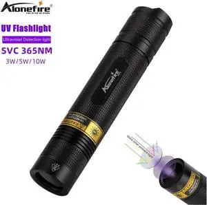 SV006 UV Flashlight SVC LED 365nm scorpion Ultra Violet Ultraviolet Invisible Torch for Pets Stain Hunting Marker