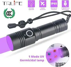 Light 365nm Ultra Violets mini Ultraviolet Lanterna IP65 Waterproof Invisible Torch for Pet Stains Use 18650 EDC Light