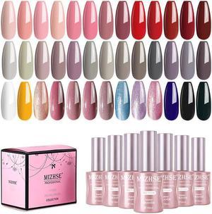 UV Gel Nail Polish Set Gel Lak Nails Soak Off UV Led Lamp Semi permanent Top Coat Set For Nail Art Varnish Gel Lak Nails