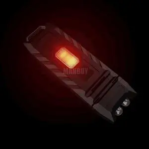 2020  THUMB  Rechargeable White +Red +UV Light LEDs Handy Versatile Tiltable Worklight Outdoor Camping Keylight EDC