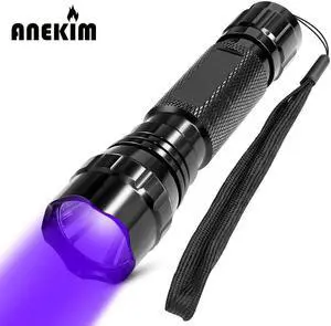 UV Flashlight UV 395 nm  365 nm CREE LED Ultraviolet Pet Urine Detector Outdoor Tactical Hunting Flashlight