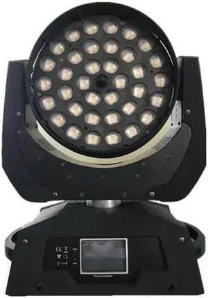 12pcs/Lot Ring Control 36x18w RGBWA UV 6IN1 Led Wash Zoom Moving Head Light Touch Screen Wash Moving Head Zoom  Dmx Stage Light